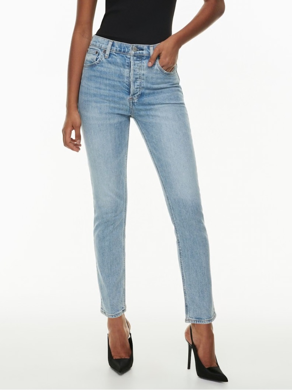 DENIM FORUM | The Yoko High Rise Slim - size 31